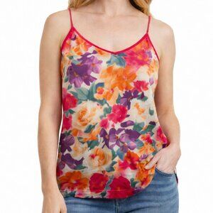 🌺 NWT - Shimera Floral Spaghetti Strap Cami Tank | Size Large | 🌺